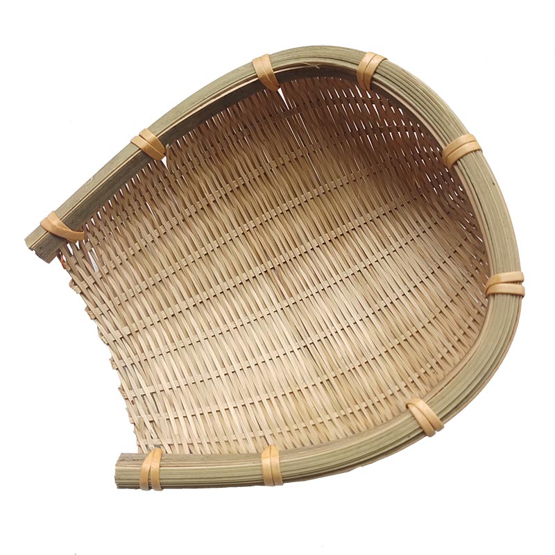 大理竹编簸箕收纳筐竹筐