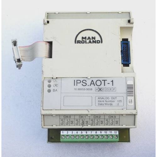 MAN ROLAND Analog Output Module IPS.AOT1 16.869530008
