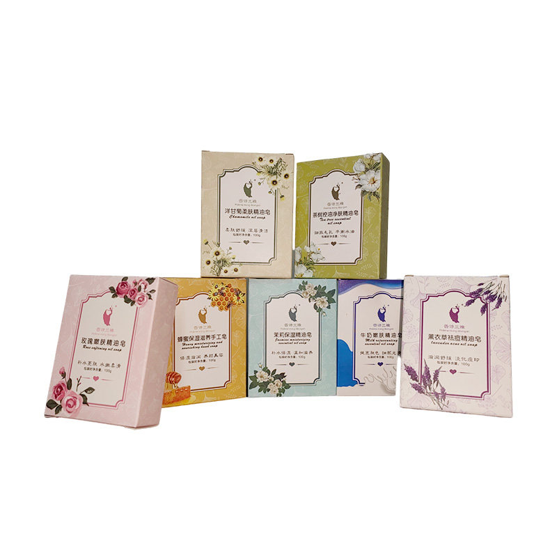 天然玫瑰茉莉薰衣草桂花牛奶蜂蜜香薰精油皂