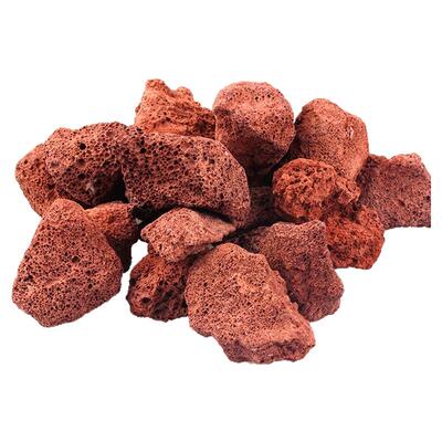 红色火山石颗粒鱼缸过滤