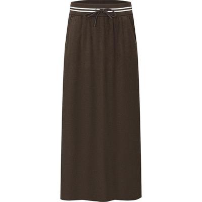 本来BENLAI女士火绒绒抗静电半身裙保暖修身长裙BNJ540008