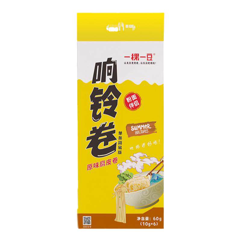 一稞一豆单独包装响铃卷螺蛳粉火锅头层豆皮粉面伴侣海苔味原味