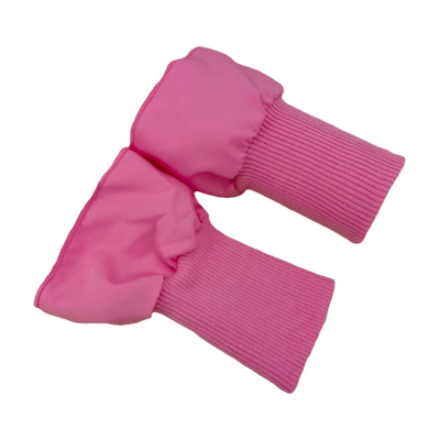 羽绒服袖口接边罗纹袖子加长防风