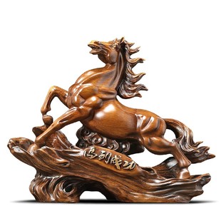 马到成功招财马摆件老板办公室桌面酒柜装饰品公司乔迁开业礼物