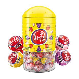 真知棒棒糖什锦味约108支*1桶儿童零食糖果新旧包装随机发情人节