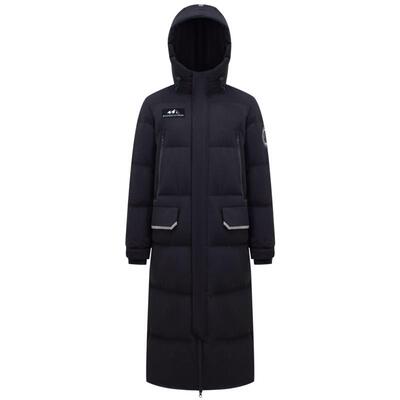 波司登极寒户外长款鹅绒服连帽