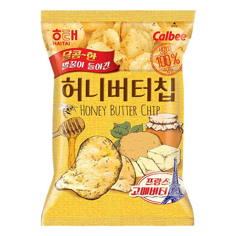韩国进口海太蜂蜜黄油薯片奶酪味土豆片膨化食品网红休闲小零食