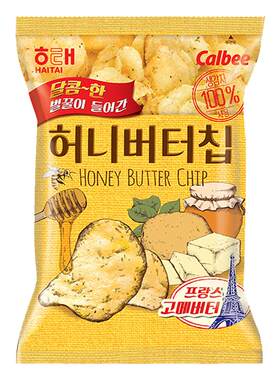 海太韩国蜂蜜黄油薯片明星同款