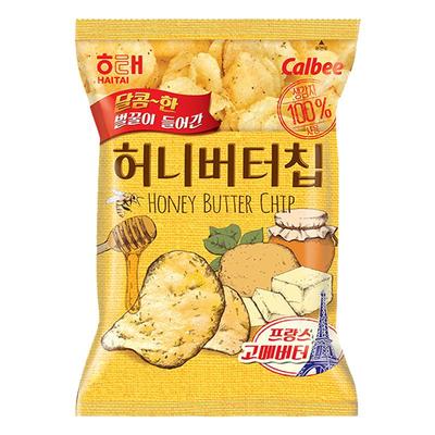 海太韩国蜂蜜黄油薯片明星同款