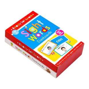 Sight Words高频词汇闪卡字卡 Flashcards 英文原版常见关键词学习单词卡片 学龄前幼儿园启蒙早教高效英语卡 基础入门幼小衔接