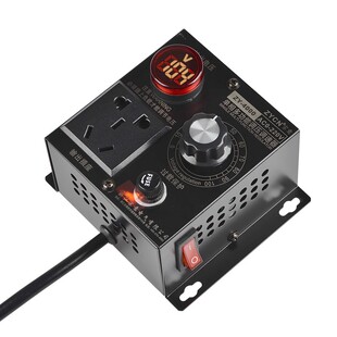 4000W大功率可控硅电子调压器220V调速开关旋钮变速调速器调温器