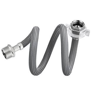 4分内外丝进水管水龙头编织软管冷热上水管马桶延长管厨房防爆