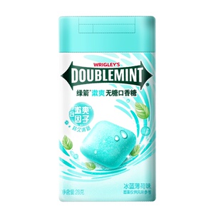 绿箭新品漱爽薄荷无糖口香糖28g漱口水风味清新口腔提神糖果零食