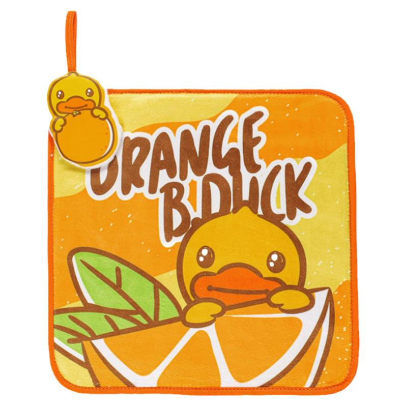 B.Duck小黄鸭擦手巾吸水可爱厨房儿童卡通超强洗手间卫生间挂钩