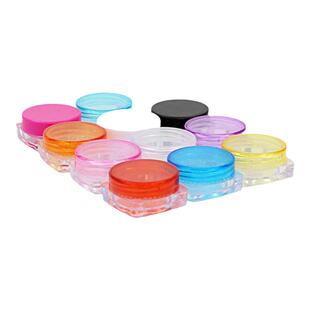 3g克5g圆底方底面霜盒膏霜瓶小盒化妆品分装瓶试用小样盒工具空瓶