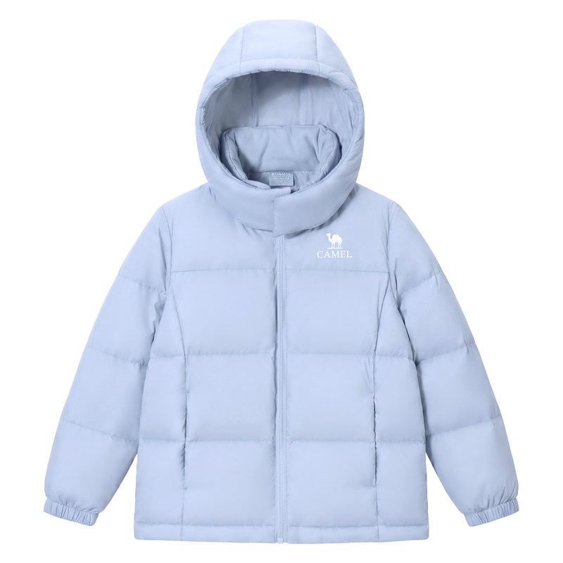 骆驼儿童羽绒服加厚保暖连帽2026新款冬装青少年外套男女童面包服