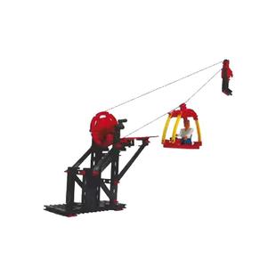 德国进口fischertechnik慧鱼益智拼插积木缆车工程儿童STEM教玩具