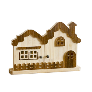 实木小木屋开关插座面板遮挡装饰框墙贴保护套贴创意北欧防触电罩