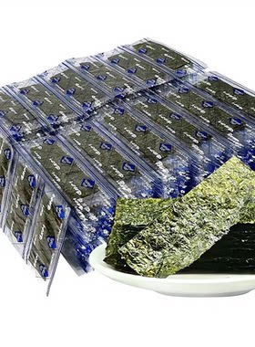 大份量即食海苔片原味高温烤紫菜