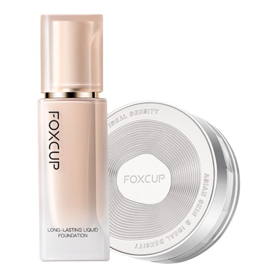 FOXCUP粉底液散粉遮瑕持久不脱妆