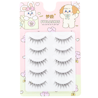 梦鹿W-4一片式整条假睫毛