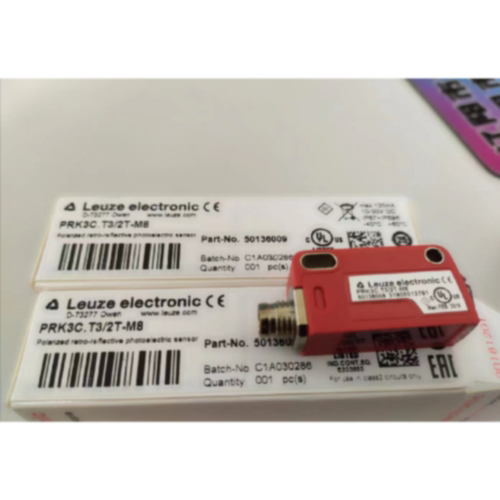 议价PRK3C.T3/2T-M8 50136009 Leuze劳易测镜反射式光电传感器