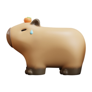 卡皮巴拉网红入户门换鞋凳家用门口玄关穿鞋凳进门矮凳卡通小凳子