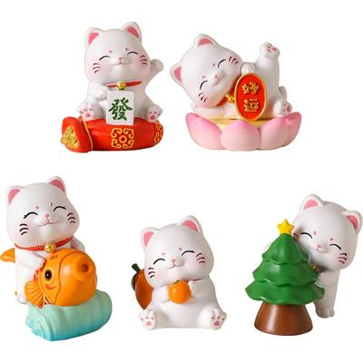 可爱招财猫桌面摆件解压治愈礼物