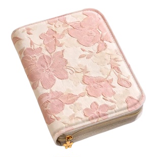 2026新款首饰收纳册黄金收纳包袋存金防氧化高档饰品盒珠宝便携旅行戒指项链耳环手链密封活页书保存带拉链