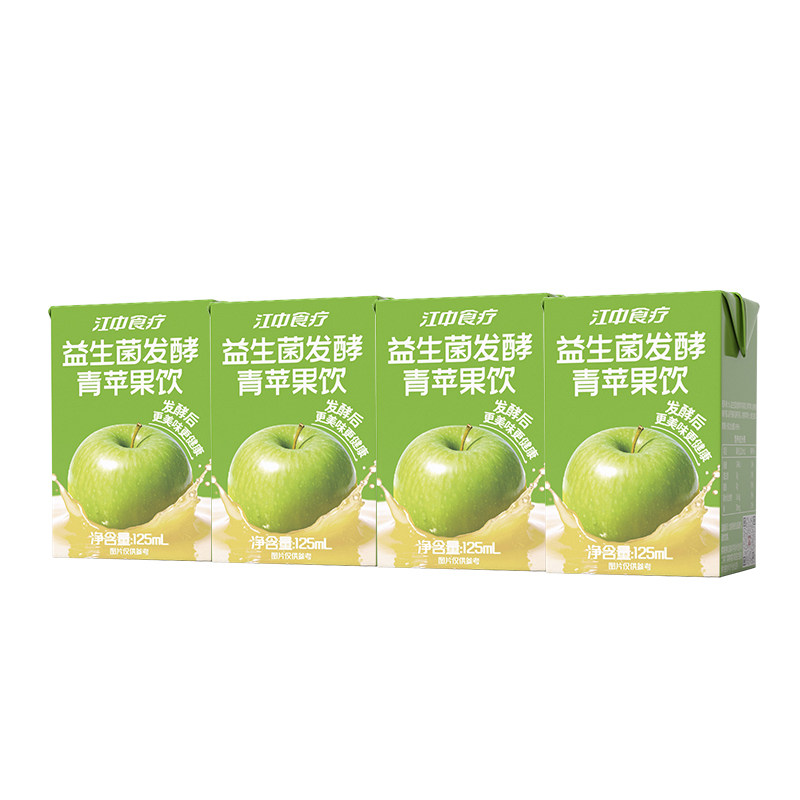 ����ʳ�� ��ƻ��֭���������͹�֭ ��ͯ���� 0���Ӽ� ������ˬ �޹���ͺ� 125ml*4�� 10.16Ԫ(����ȯ)