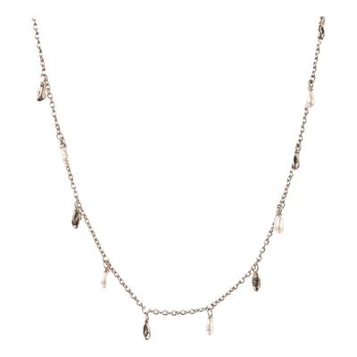 小米粒流苏珍珠项链夏诗文同款