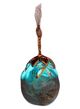 蒲公英种子叶子花托珠帽夜光项链