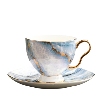 宫廷风茶壶套装21头咖啡具骨瓷