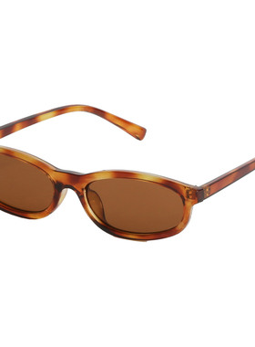 VNTG墨镜复古小框文艺中古高级感ins防紫外线uv400棕色太阳眼镜