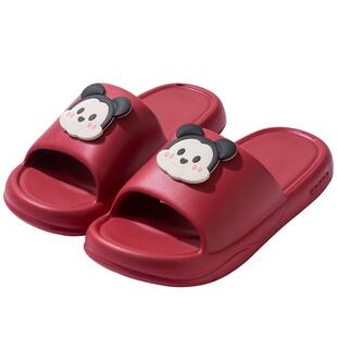 拖鞋红色结婚一对夏季浴室洗澡居家厚底新郎新娘陪嫁情侣结婚拖鞋