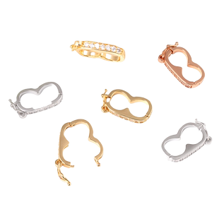 珍珠项链固定卡扣万用扣长度调节扣缩短改短神器diy链条手串夹扣