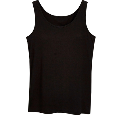 中老年人宽松带胸垫文胸背心女