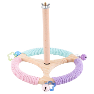 鹦鹉笼内装饰小鸟玩具解闷自嗨站杆站架鸟笼配件大全专用鸟类用品