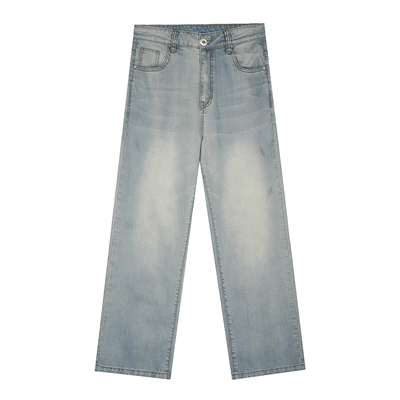 Madcloud夏季轻薄垂感牛仔裤男