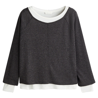 HM女装毛针织衫2025年新款row系针织衫层叠上衣潮流打底衫1312629