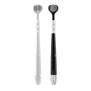 三面牙刷男士专用成人软毛去烟渍官方正品2025新款软毛包裹式牙刷