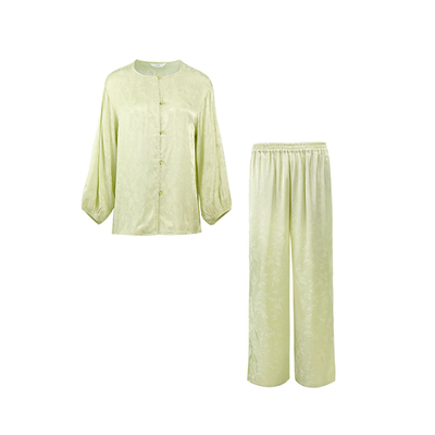 玉石珠扣人丝缎面MISSPONYO