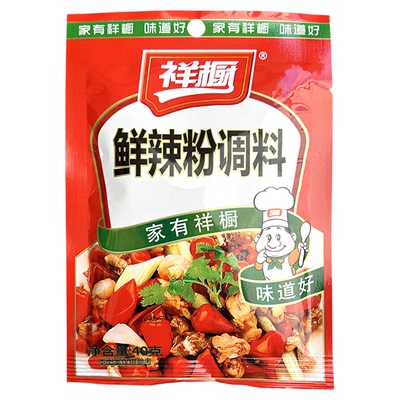 祥橱鲜辣粉调味料40g家用小包装