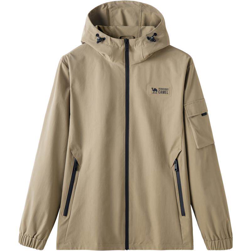 骆驼夹克外套男女户外登山服连帽