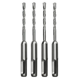 4mm电锤冲击钻头免打胶塞快速固定线管水管打混凝土开打孔凿子