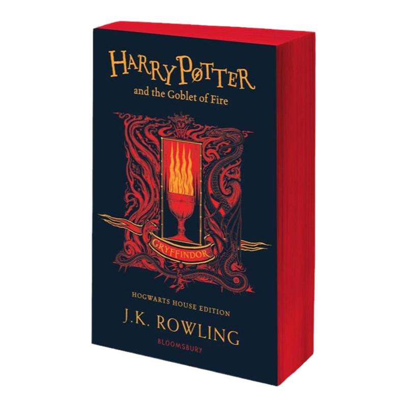现货哈利波特与火焰杯 哈利波特4 格里芬多学院版 harry potter and the goblet of fire .被咒男孩 英文原版 英文原版英语书籍