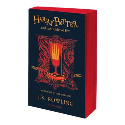 现货哈利波特与火焰杯 哈利波特4 格里芬多学院版 harry potter and the goblet of fire .被咒男孩 英文原版 英文原版英语书籍