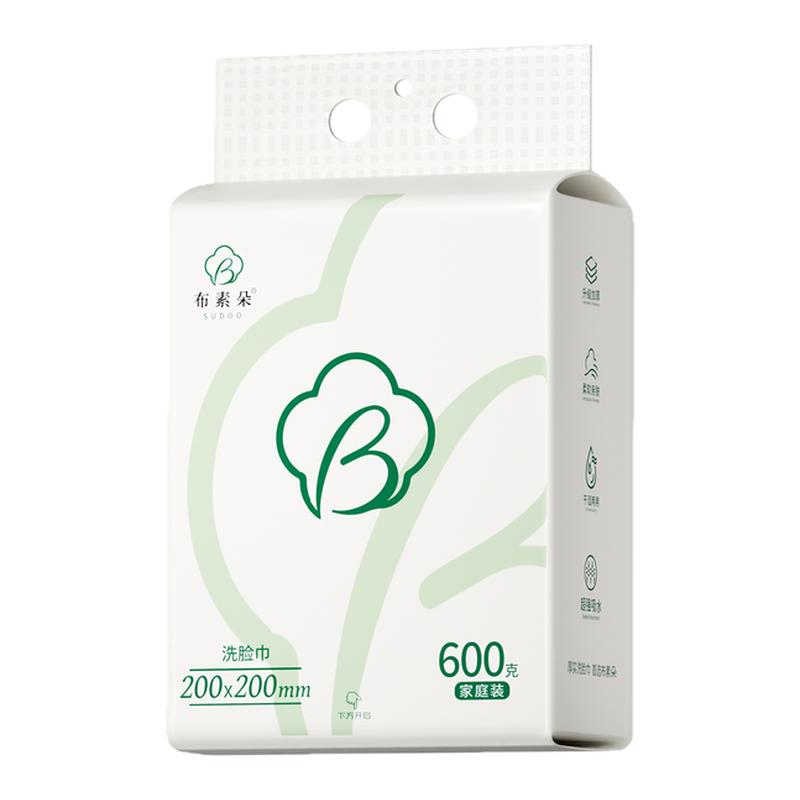 布素朵悬挂加厚干湿两用洗脸巾
