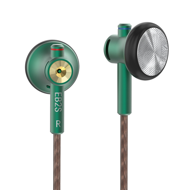 NICEHCK原道EB2S伊酱小绿帽平头塞HIFI发烧有线耳塞CNC金属耳机