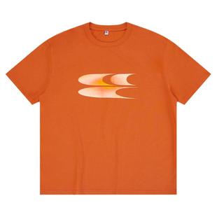 CryingCenter 日落沙丘 金色印花 情侣 T恤圆领短袖 哭喊中心